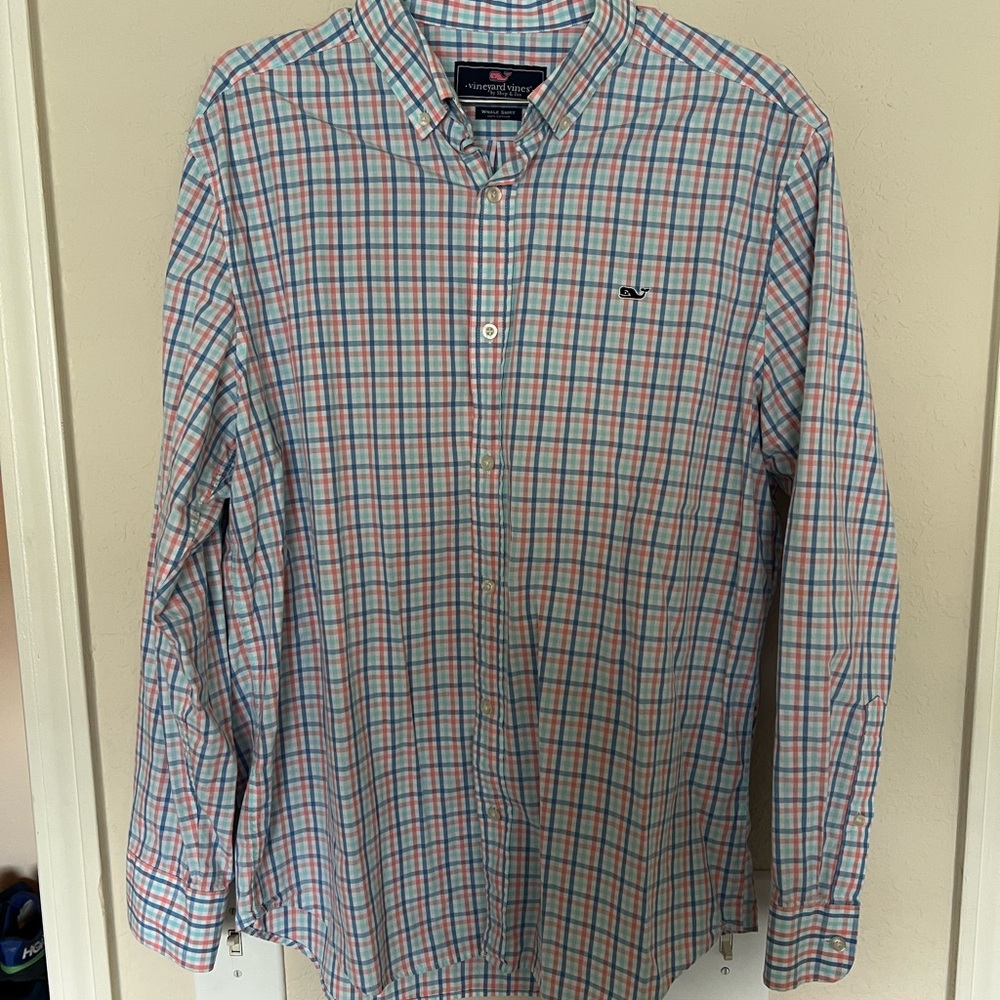 Vineyard Vines Men’s Whale Shirt – Size L